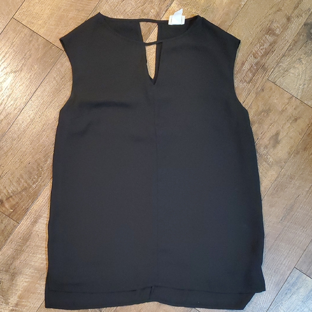 One Clothing Black Keyhole Blouse